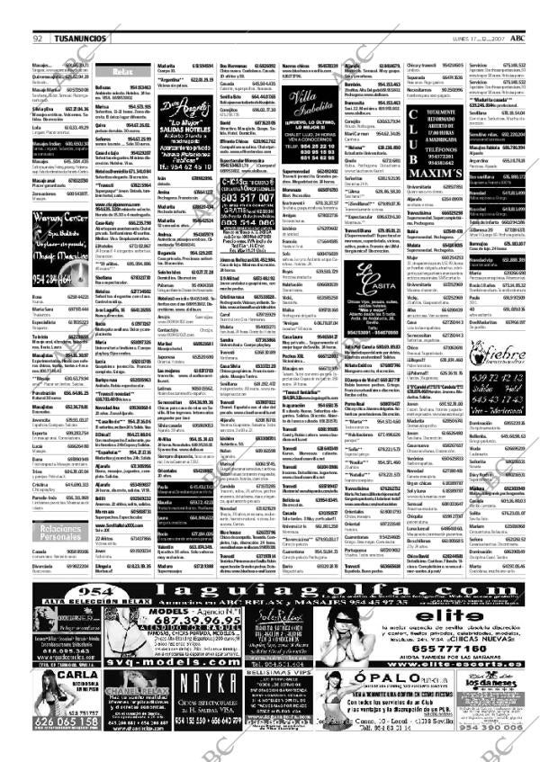 ABC SEVILLA 17-12-2007 página 92
