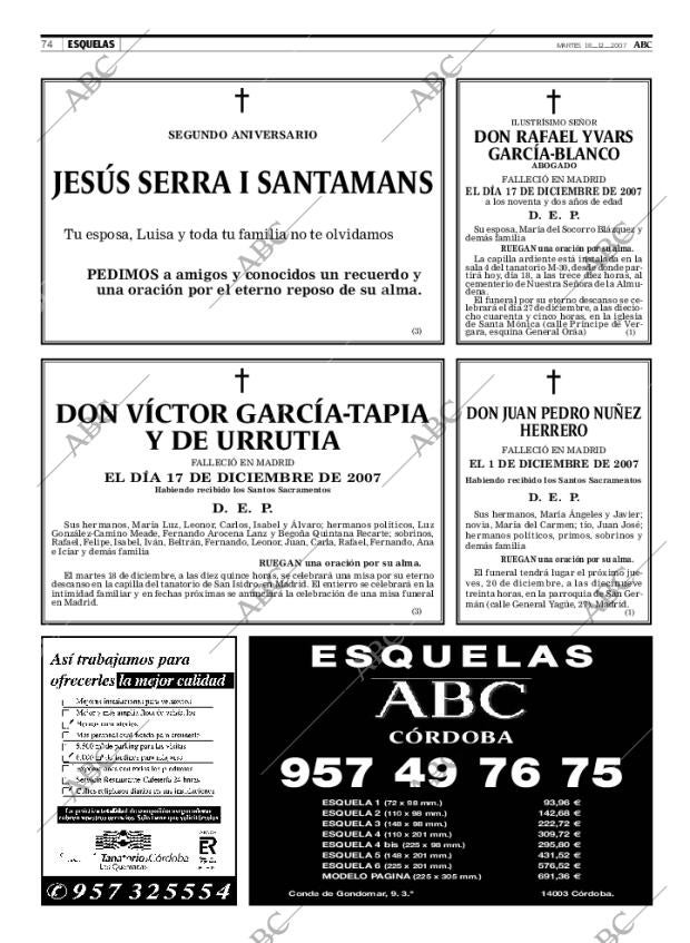 ABC CORDOBA 18-12-2007 página 74