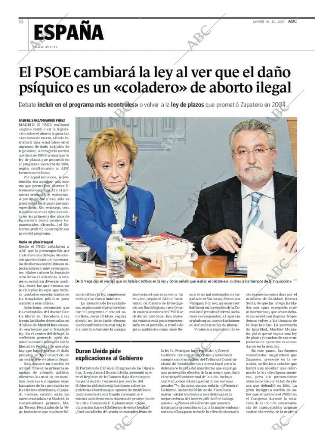 ABC MADRID 18-12-2007 página 10