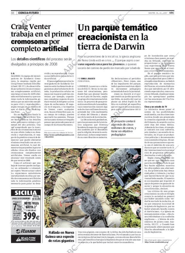 ABC MADRID 18-12-2007 página 88