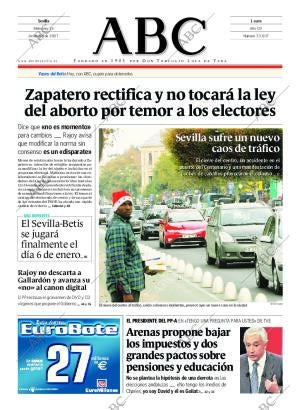 ABC SEVILLA 19-12-2007 página 1