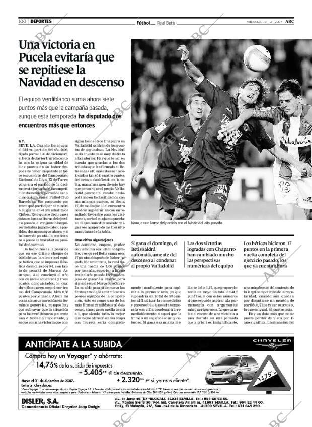 ABC SEVILLA 19-12-2007 página 100