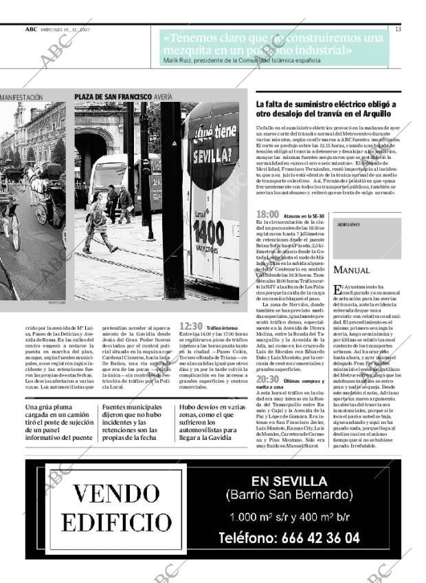 ABC SEVILLA 19-12-2007 página 13
