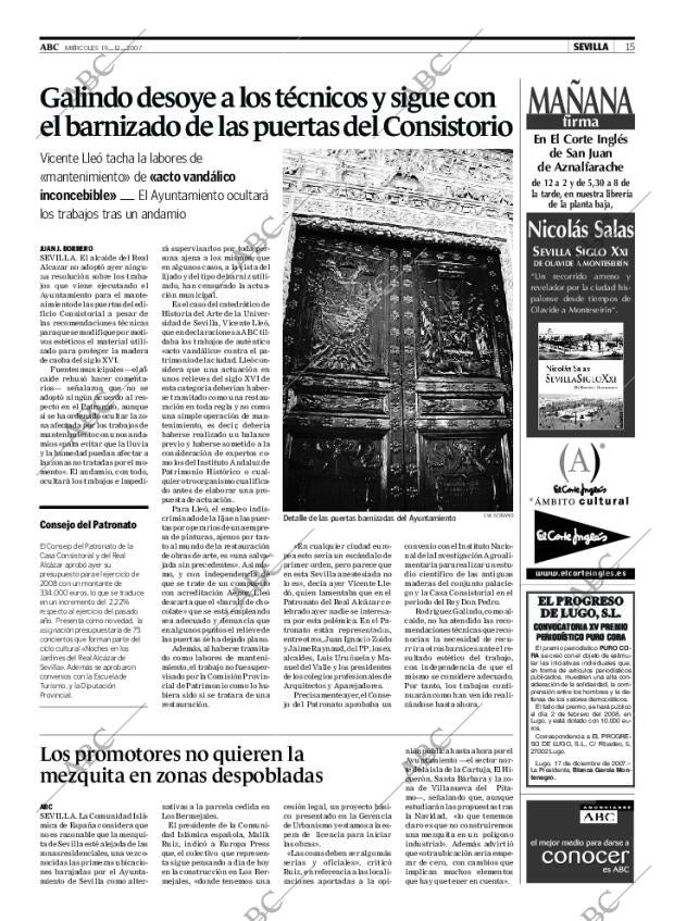 ABC SEVILLA 19-12-2007 página 15