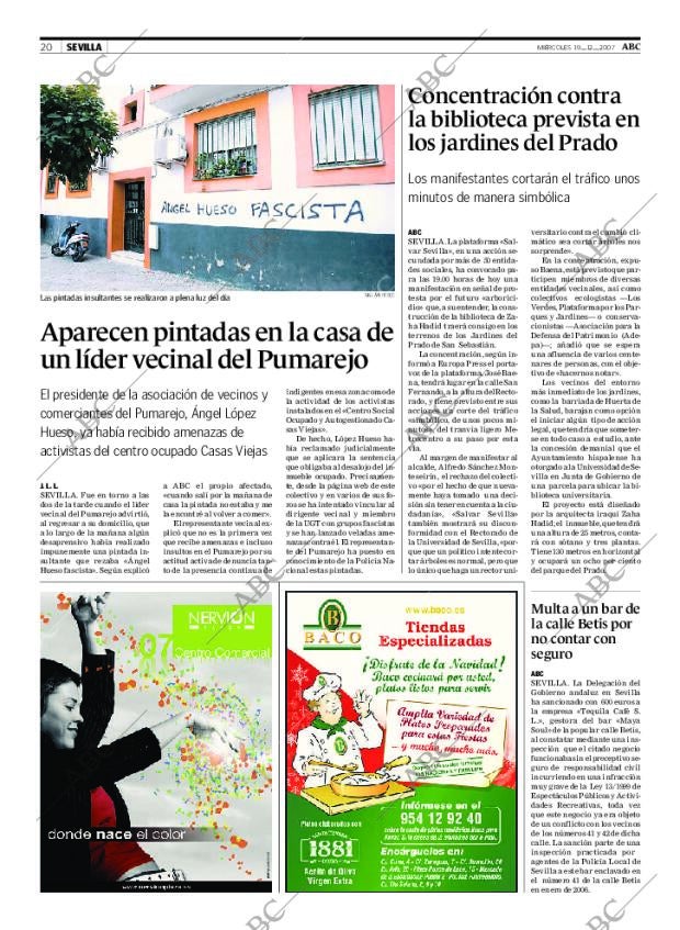 ABC SEVILLA 19-12-2007 página 20