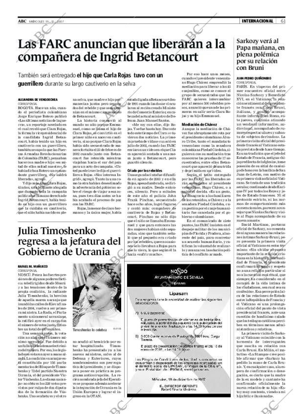 ABC SEVILLA 19-12-2007 página 61