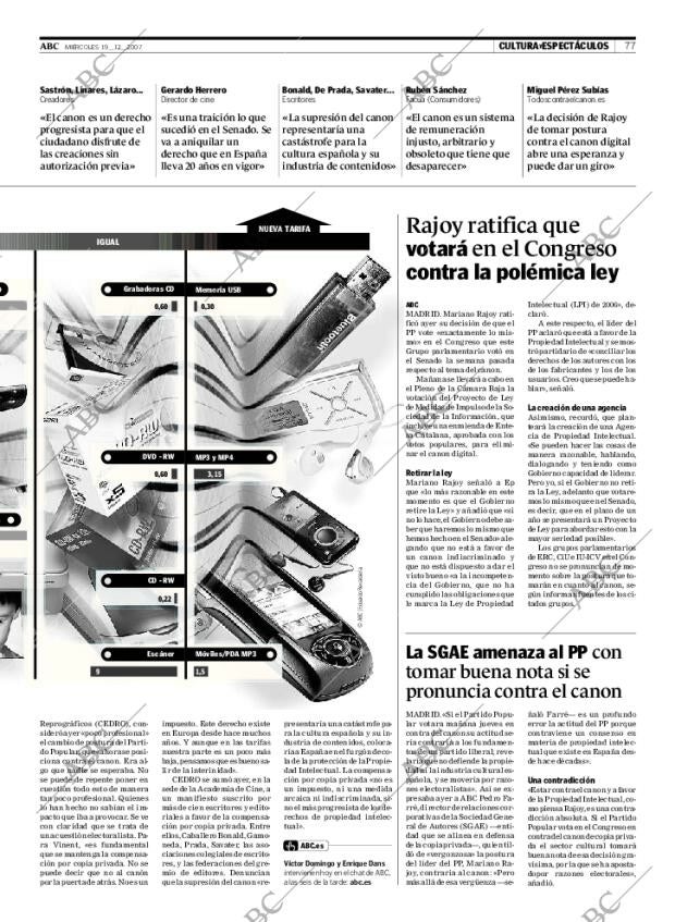 ABC SEVILLA 19-12-2007 página 77