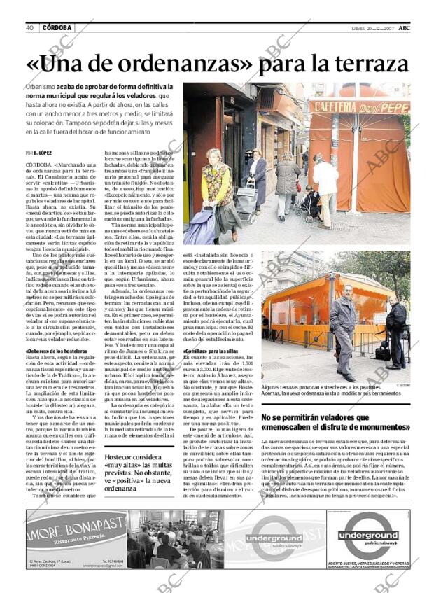 ABC CORDOBA 20-12-2007 página 40
