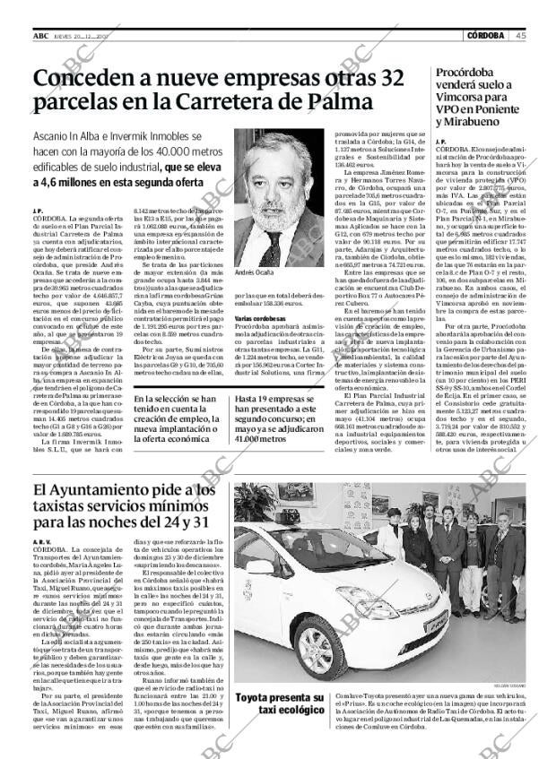 ABC CORDOBA 20-12-2007 página 45