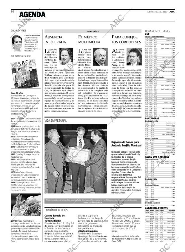 ABC CORDOBA 20-12-2007 página 56