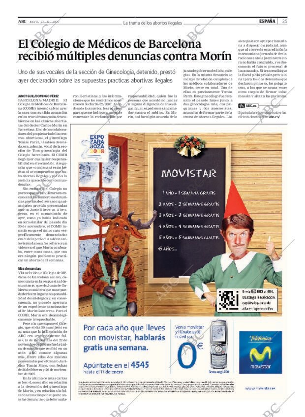 ABC MADRID 20-12-2007 página 25