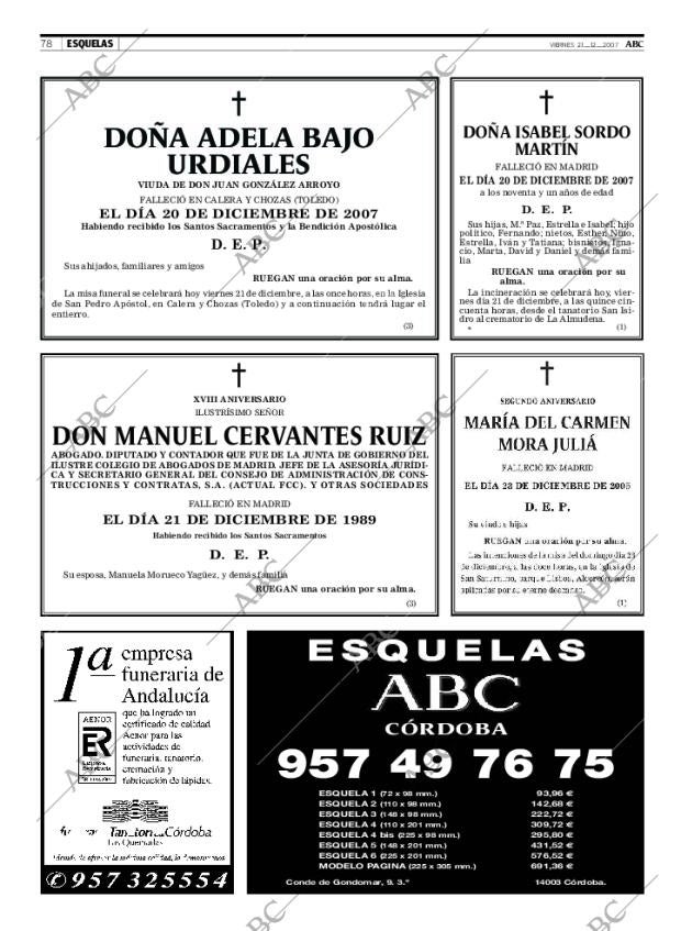ABC CORDOBA 21-12-2007 página 78
