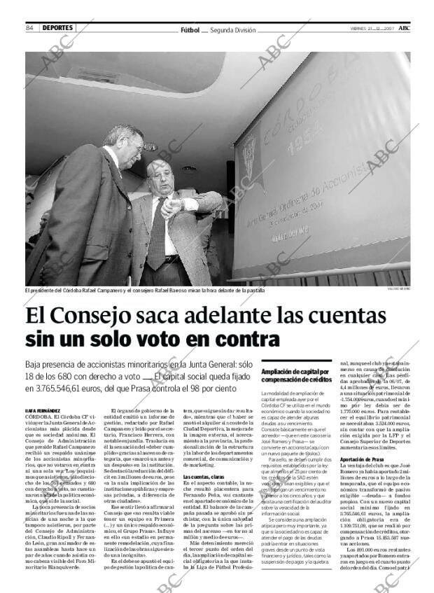 ABC CORDOBA 21-12-2007 página 84
