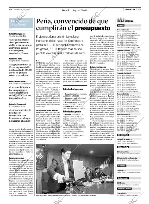 ABC CORDOBA 21-12-2007 página 85