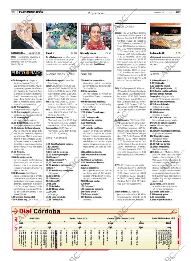 ABC CORDOBA 21-12-2007 página 98