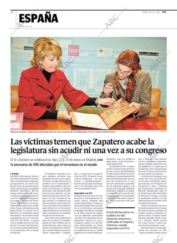 ABC MADRID 22-12-2007 página 10