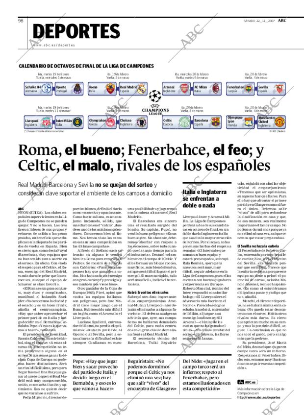 ABC MADRID 22-12-2007 página 110