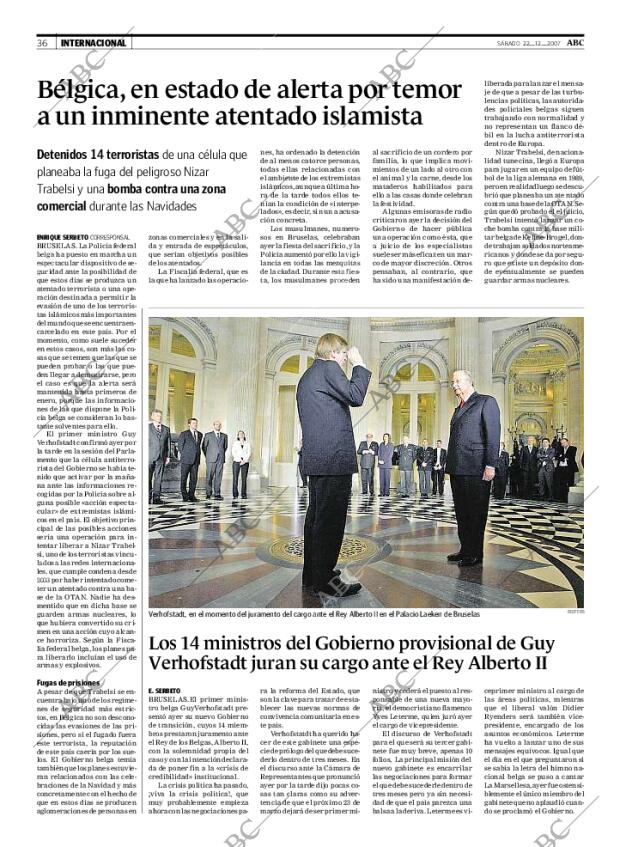 ABC MADRID 22-12-2007 página 36