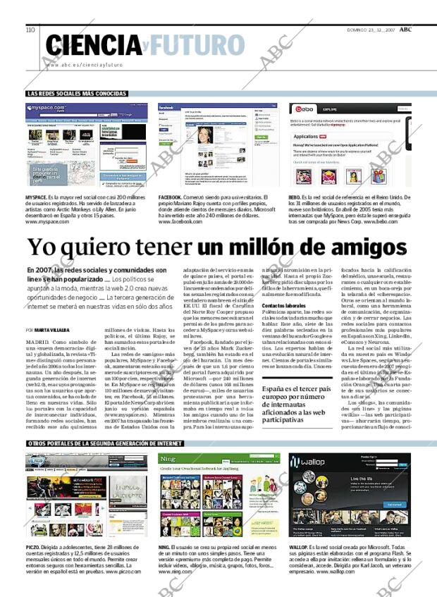 ABC MADRID 23-12-2007 página 110