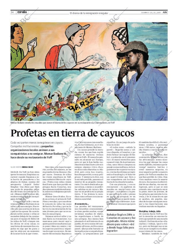 ABC MADRID 23-12-2007 página 34