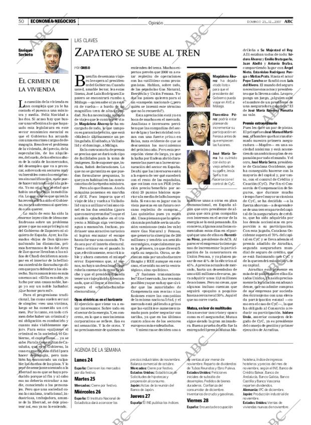 ABC MADRID 23-12-2007 página 50