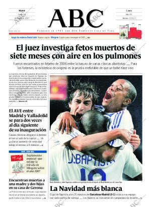 ABC MADRID 24-12-2007 página 1