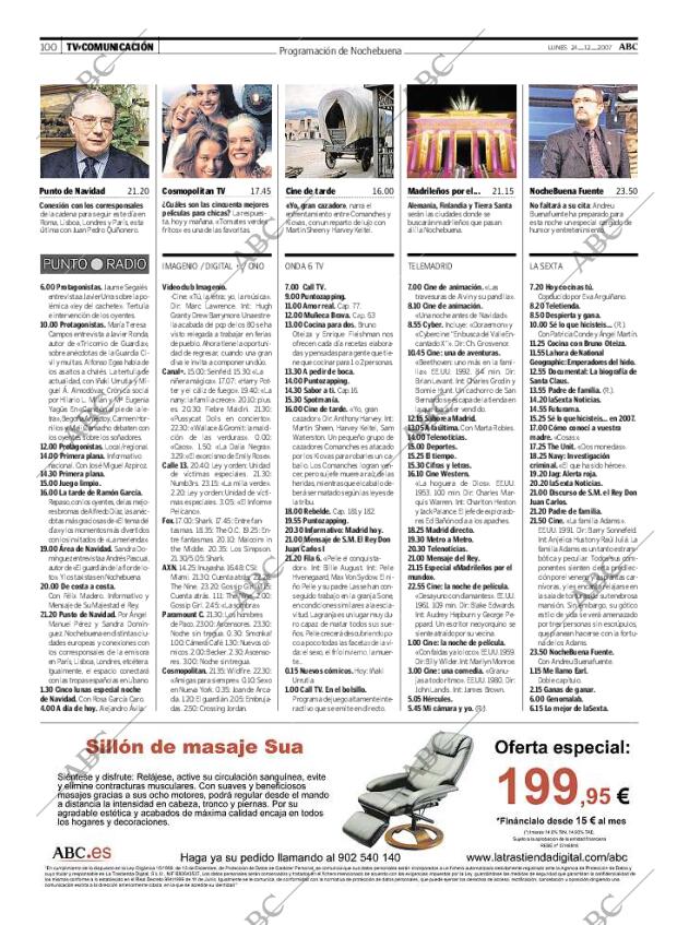 ABC MADRID 24-12-2007 página 100