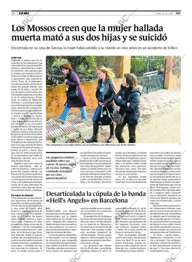 ABC MADRID 24-12-2007 página 20