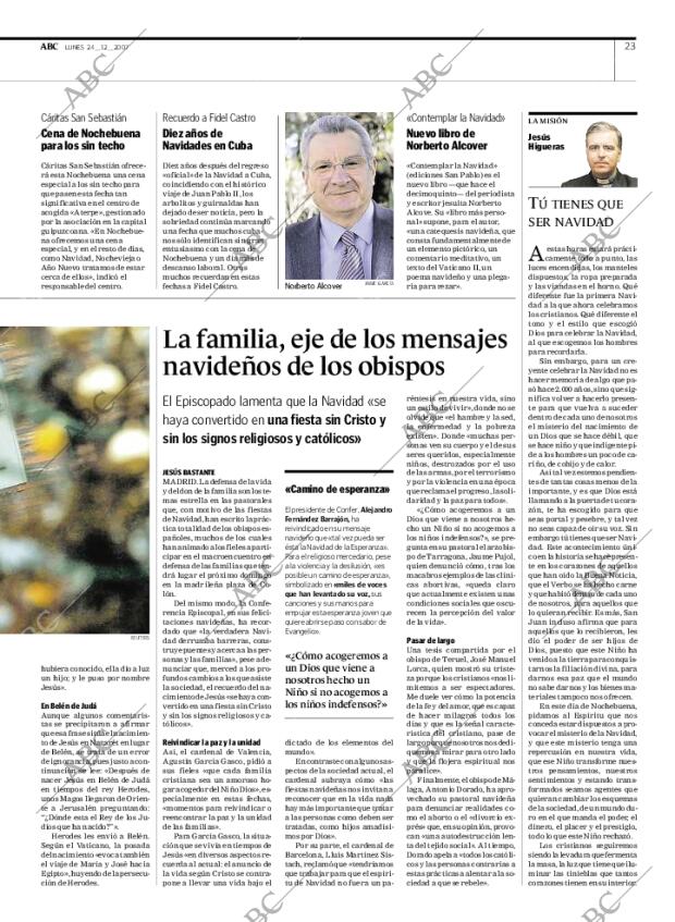ABC MADRID 24-12-2007 página 23