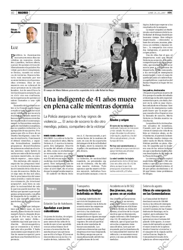 ABC MADRID 24-12-2007 página 40