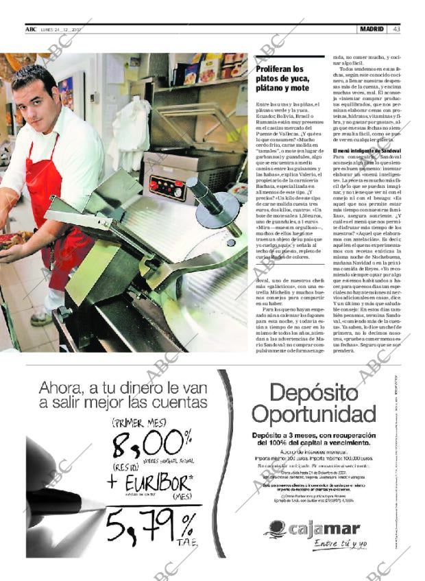 ABC MADRID 24-12-2007 página 43