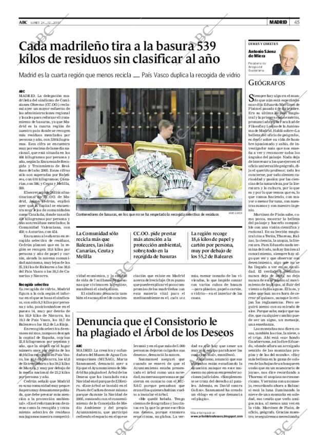 ABC MADRID 24-12-2007 página 45