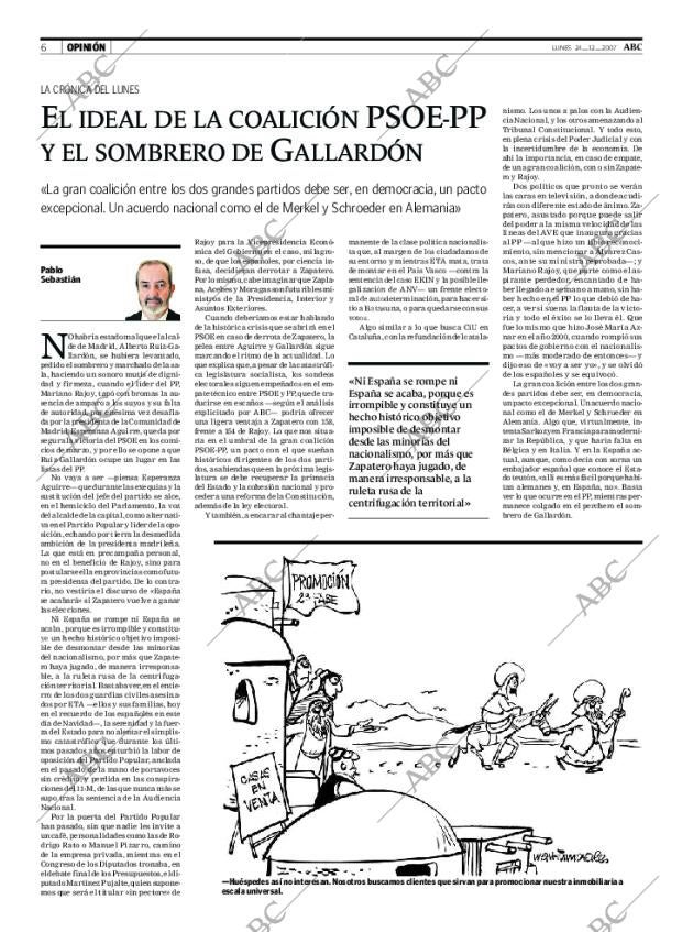 ABC MADRID 24-12-2007 página 6
