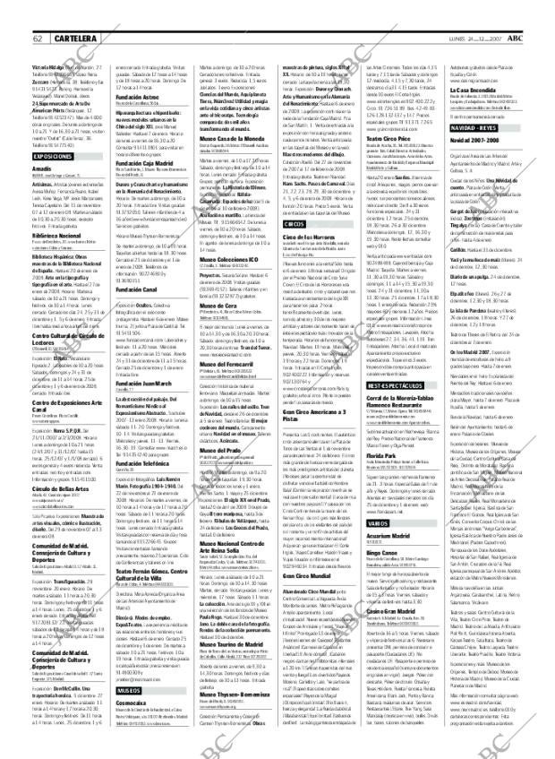 ABC MADRID 24-12-2007 página 62