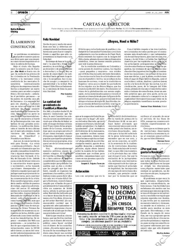 ABC MADRID 24-12-2007 página 8