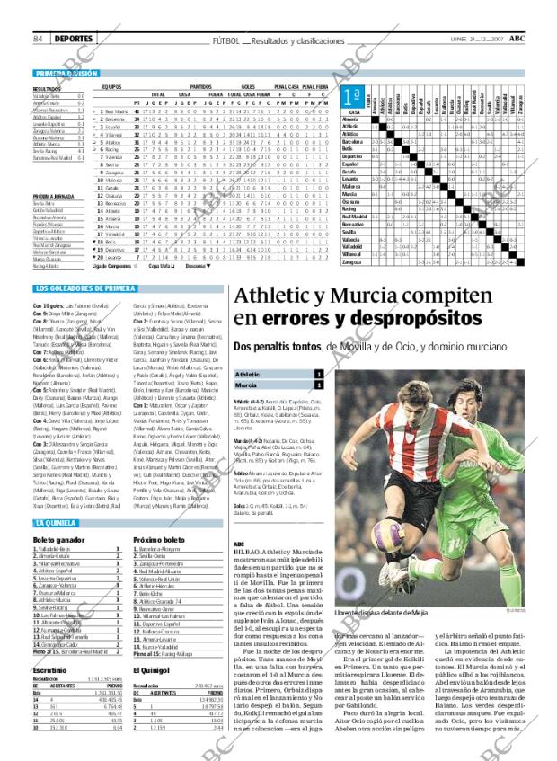 ABC MADRID 24-12-2007 página 84