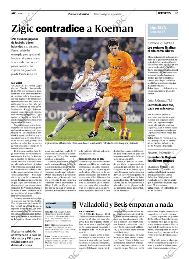 ABC MADRID 24-12-2007 página 87
