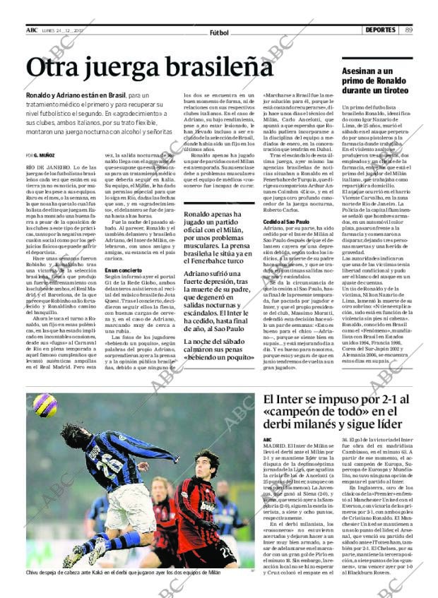 ABC MADRID 24-12-2007 página 89