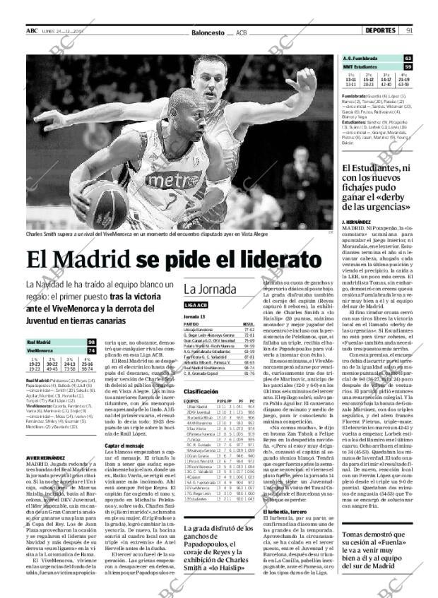 ABC MADRID 24-12-2007 página 91