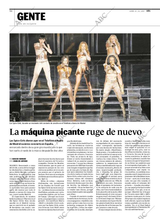 ABC MADRID 24-12-2007 página 94