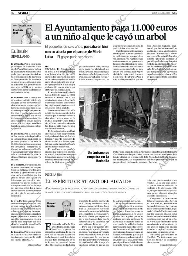 ABC SEVILLA 24-12-2007 página 16