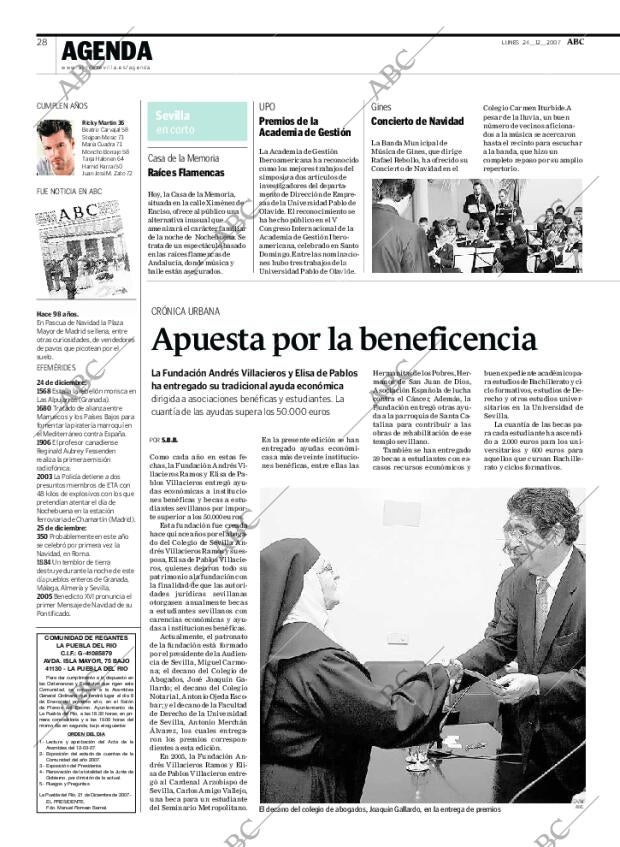ABC SEVILLA 24-12-2007 página 28