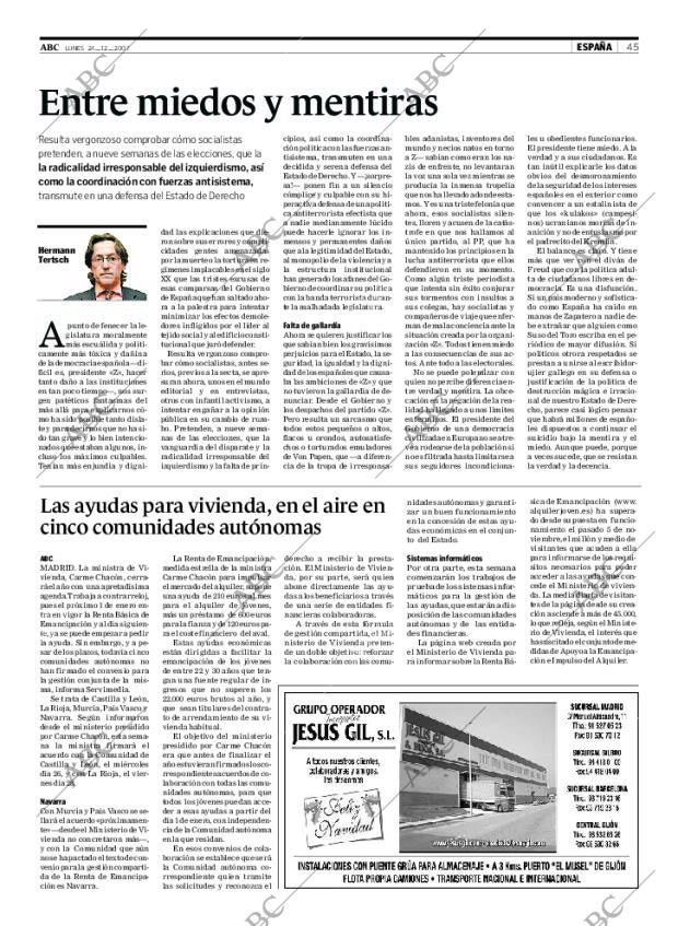 ABC SEVILLA 24-12-2007 página 45