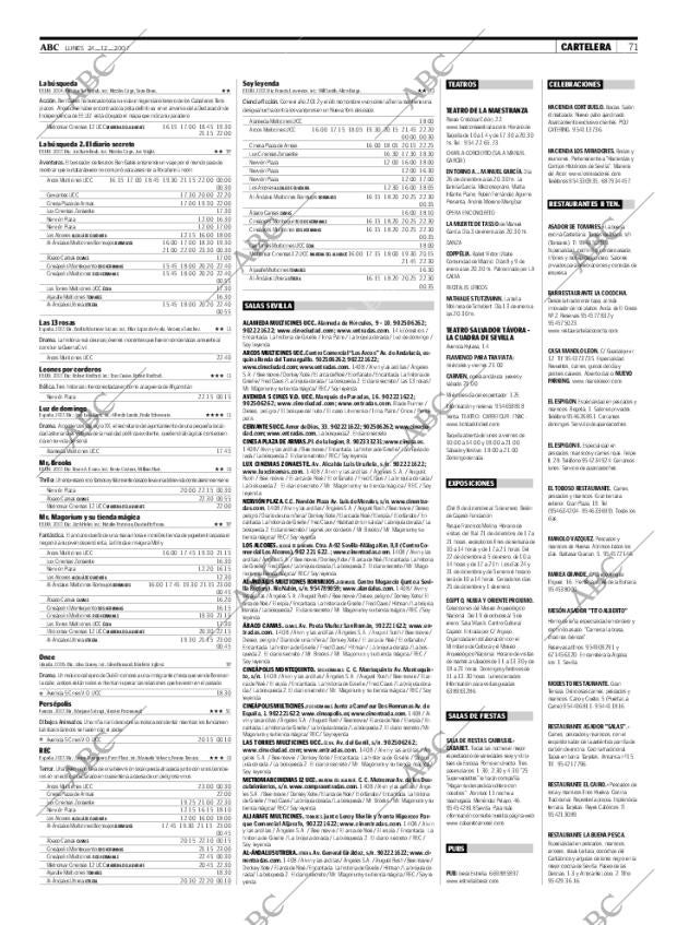 ABC SEVILLA 24-12-2007 página 71