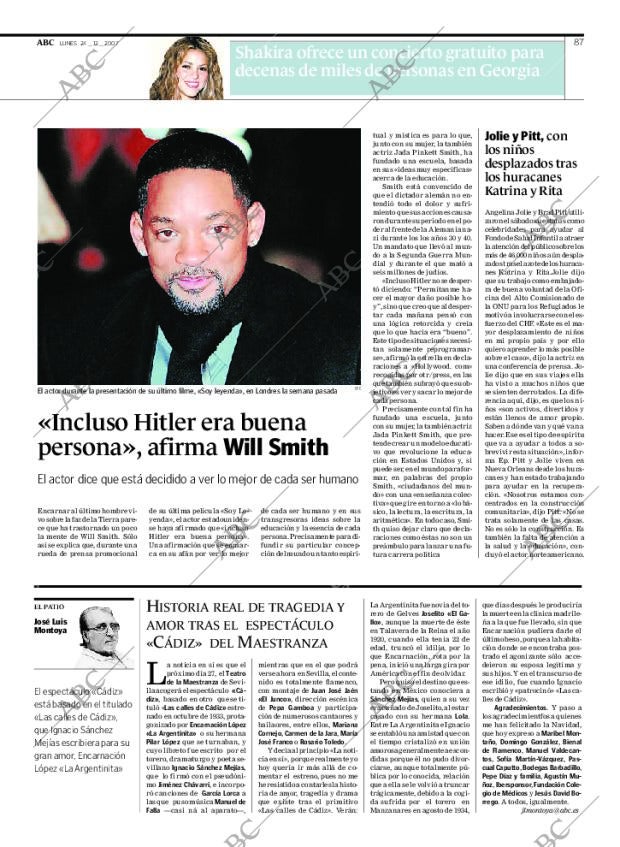 ABC SEVILLA 24-12-2007 página 87
