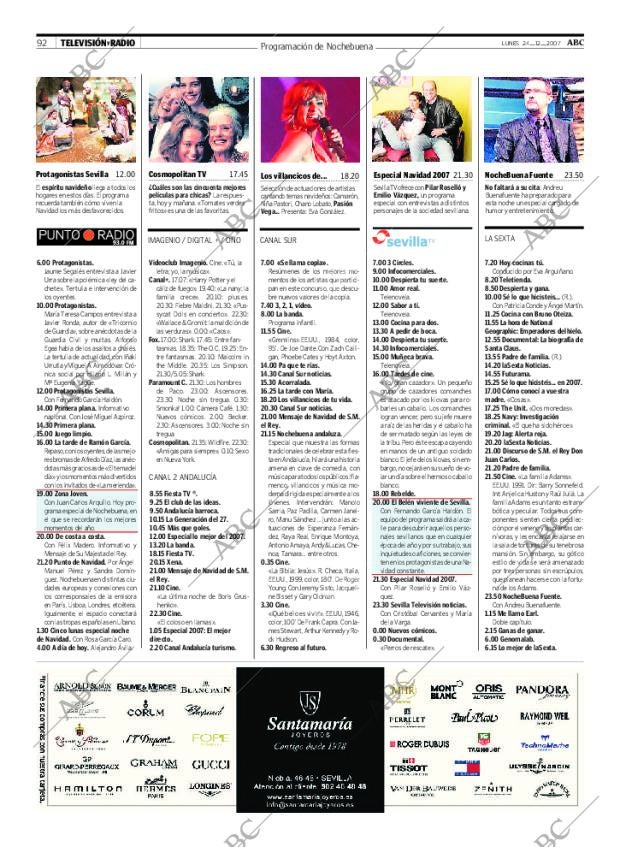 ABC SEVILLA 24-12-2007 página 92