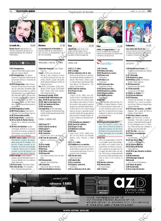 ABC SEVILLA 24-12-2007 página 94