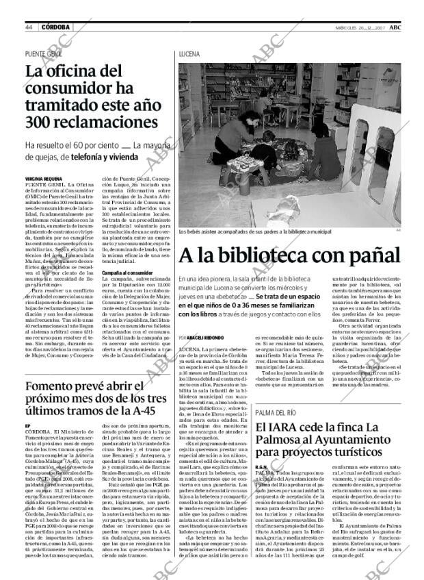 ABC CORDOBA 26-12-2007 página 44