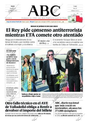 ABC MADRID 26-12-2007 página 1