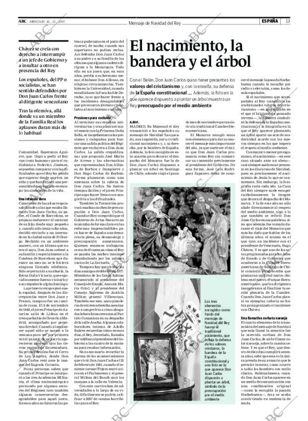 ABC MADRID 26-12-2007 página 13